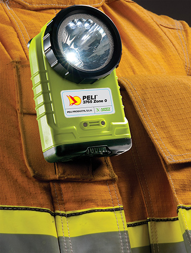 peli fire fighter clip led safety flashlight