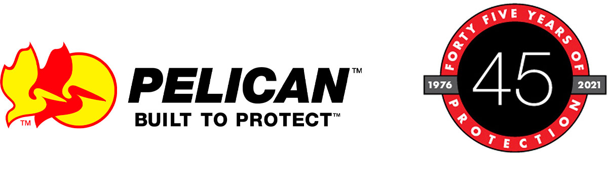 pelican 45 year anniversary logos