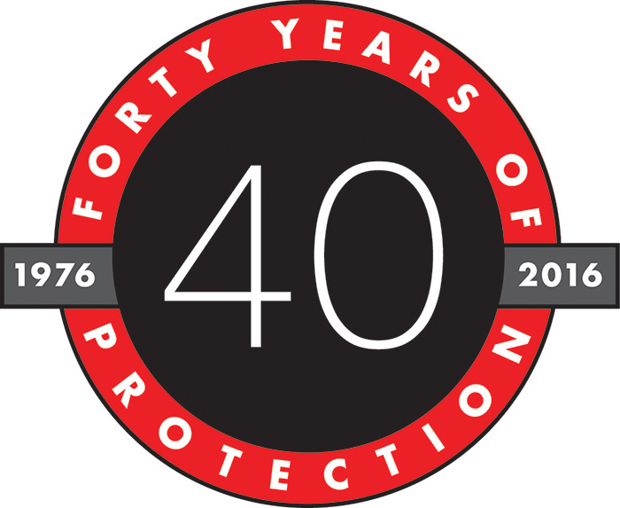 pelican peli 40 years anniversary logo