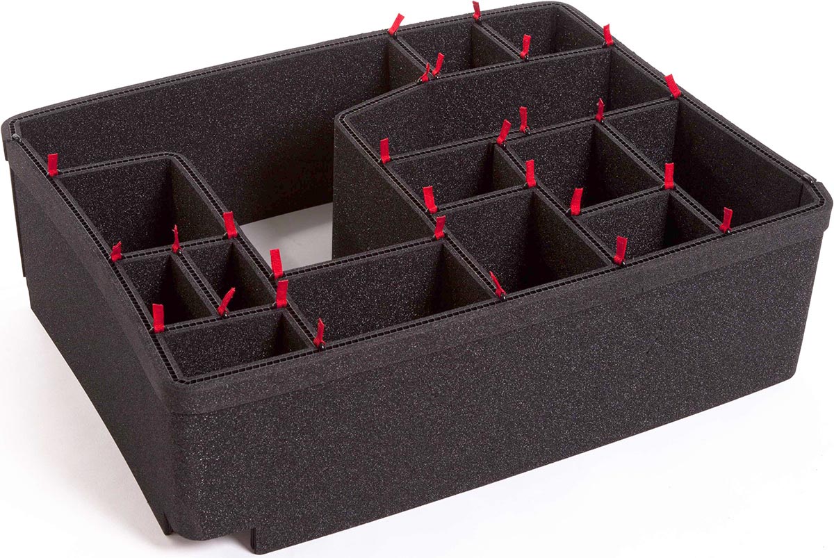 Set Divisori Trekpak Per Valigia PELI 1560 - Originale, Nero, Organizza E Proteggi - Foto 3