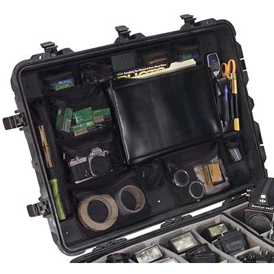 pelican 1660 photographer case lid organizer