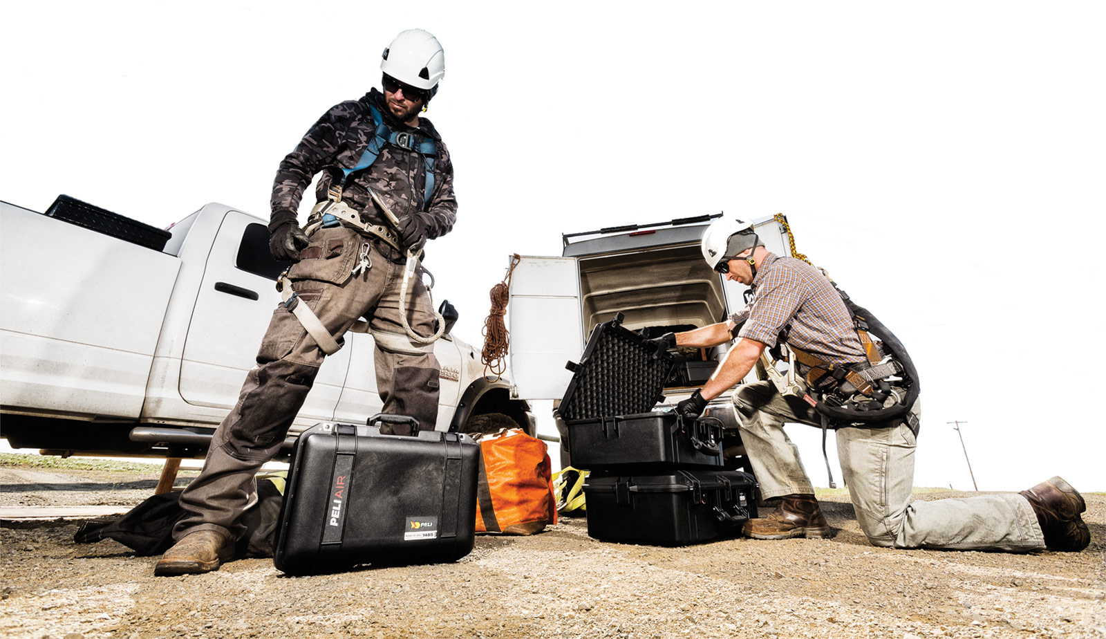 Pelican Air cases press pull latches