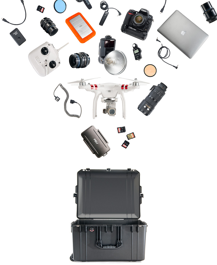 Pelican Air Cases deep sizes lightweight travel case