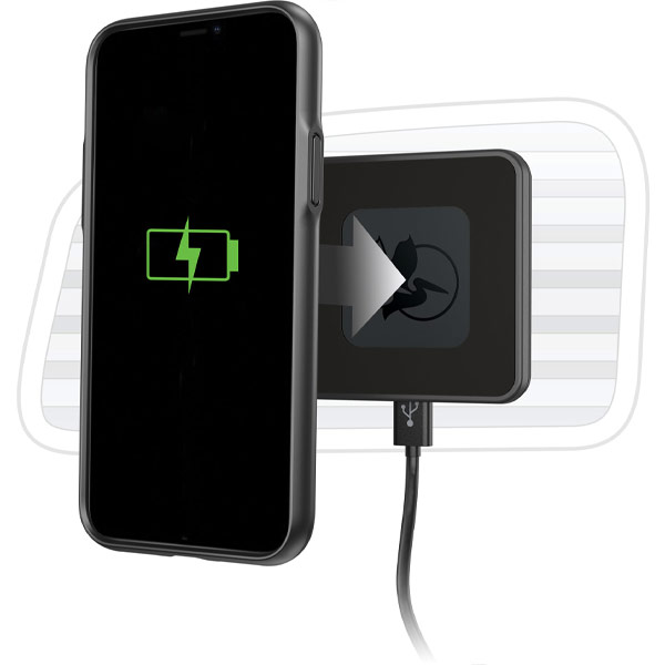 pelican iphone wireless qi charger mount