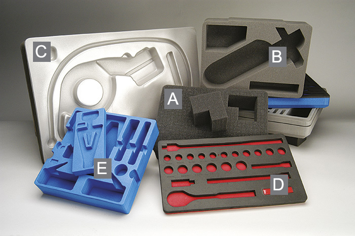peli protector foam case options