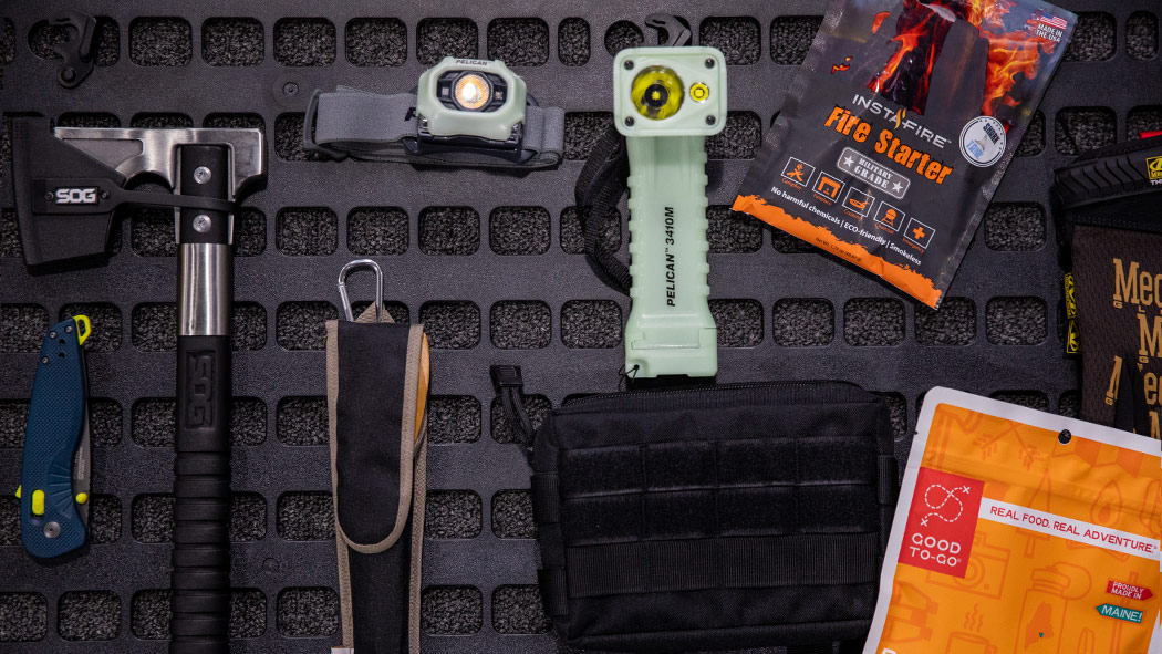 pelican 1650 flashlight headlamp hardware molle panel