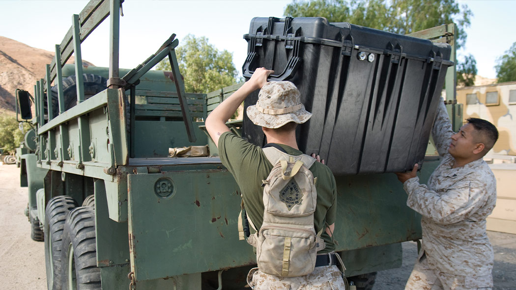 pelican 500 heavy duty military case