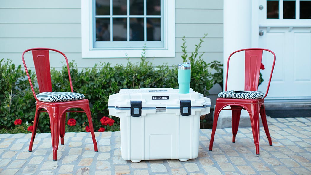 pelican 50qt picnic food drink cooler
