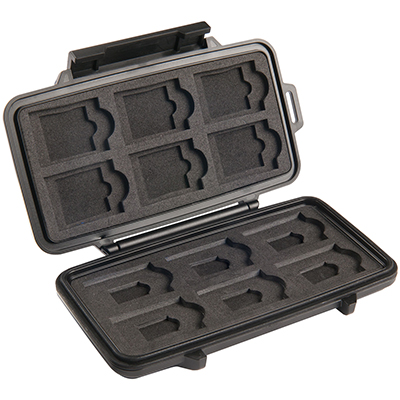 pelican 0915 watertight camera sd memory card case