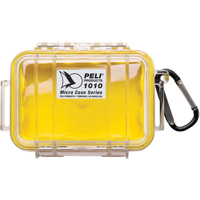 peli clear yellow micro case