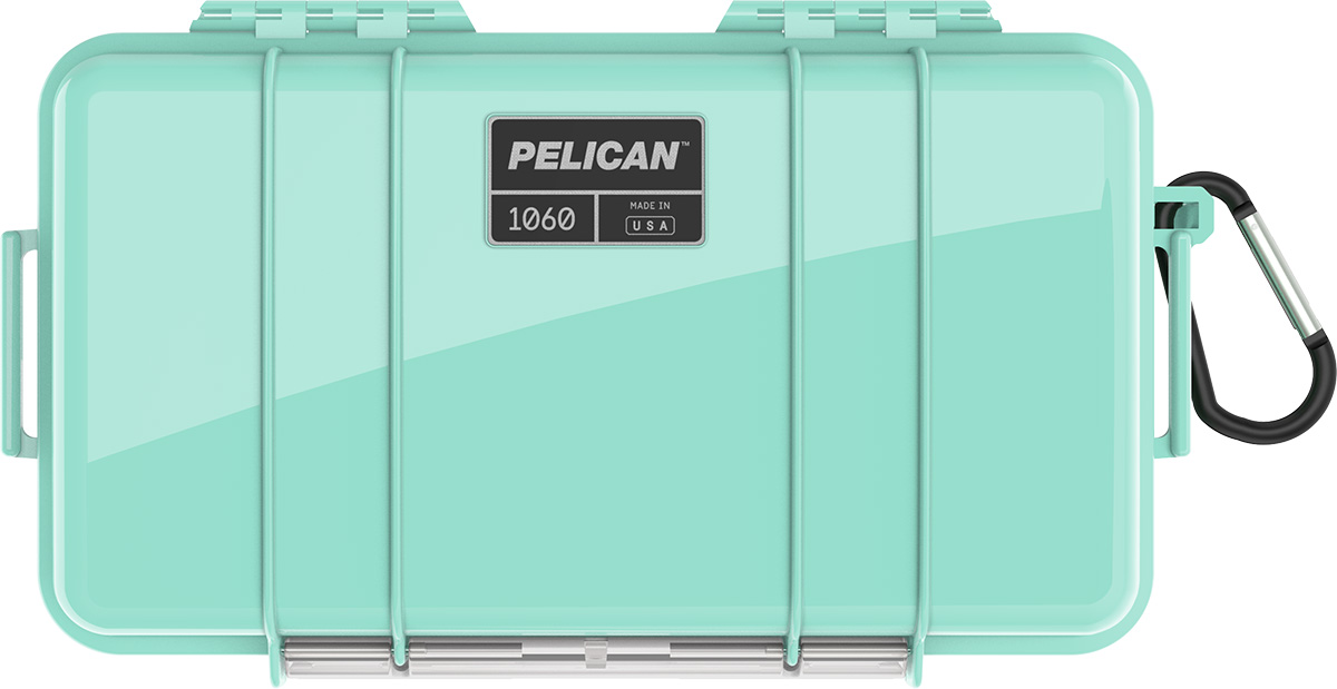 pelican 1060 seafoam waterproof case