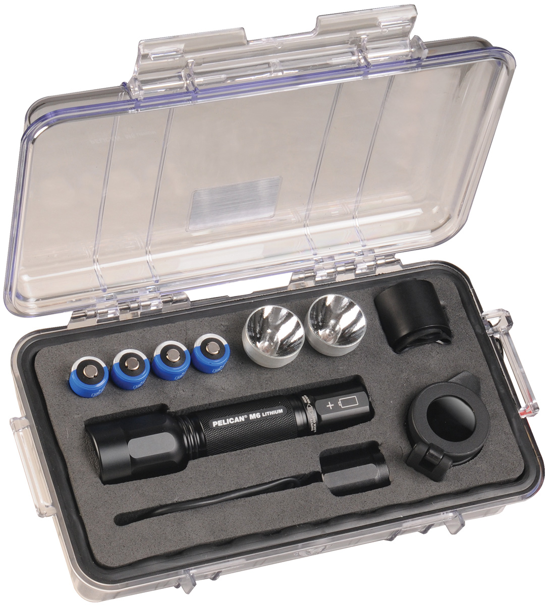 pelican strong flashlight hard protective case