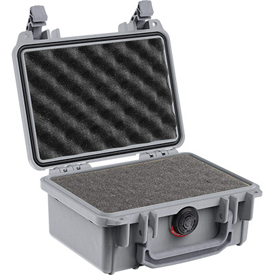 pelican 1120 silver foam pistol case