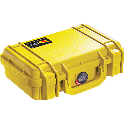 peli 1170 yellow small electronics case