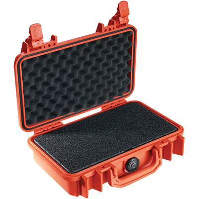 pelican 1170 orange foam pistol case