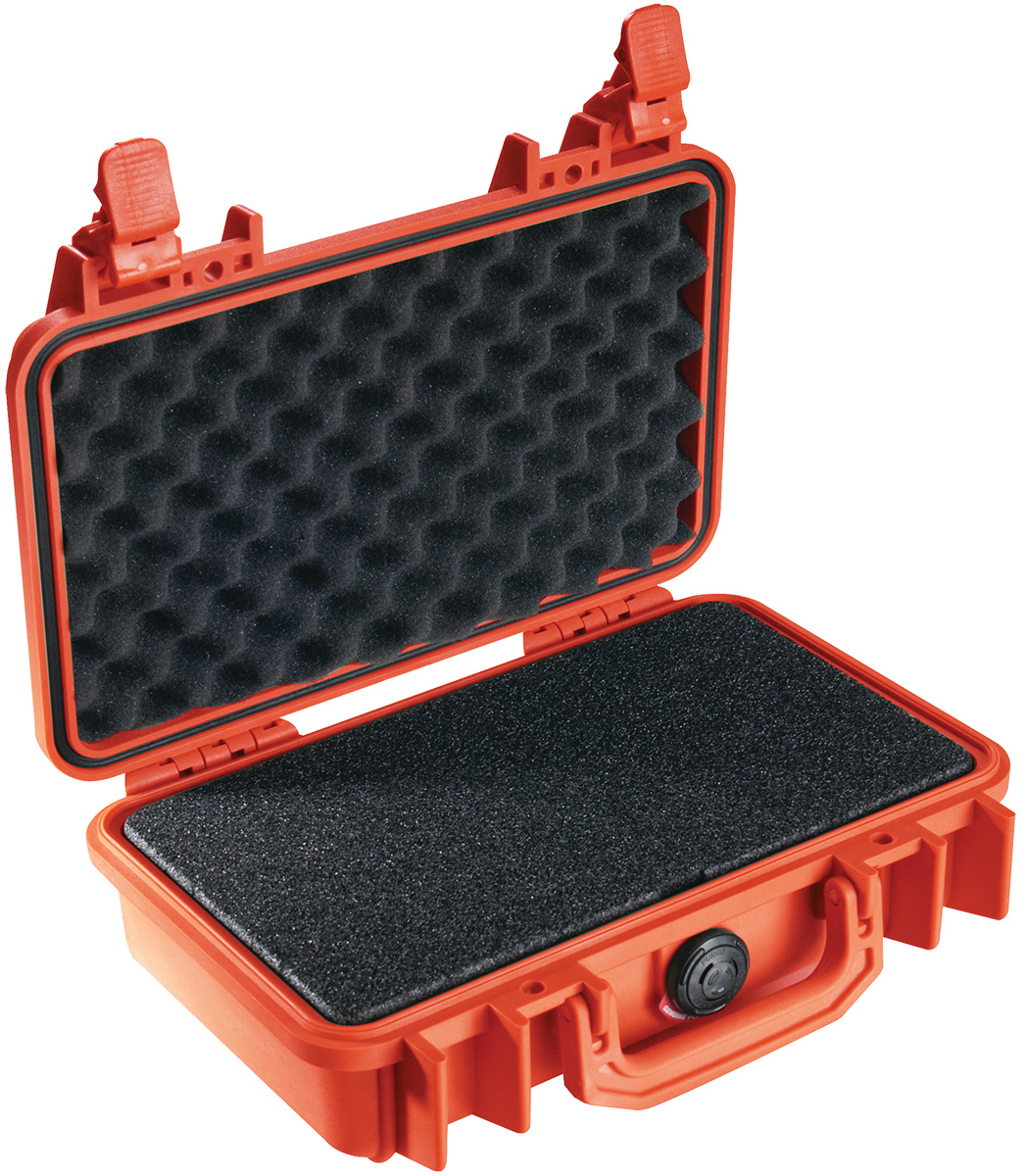 pelican 1170 orange foam pistol case
