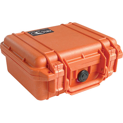 peli 1200 orange rugged case