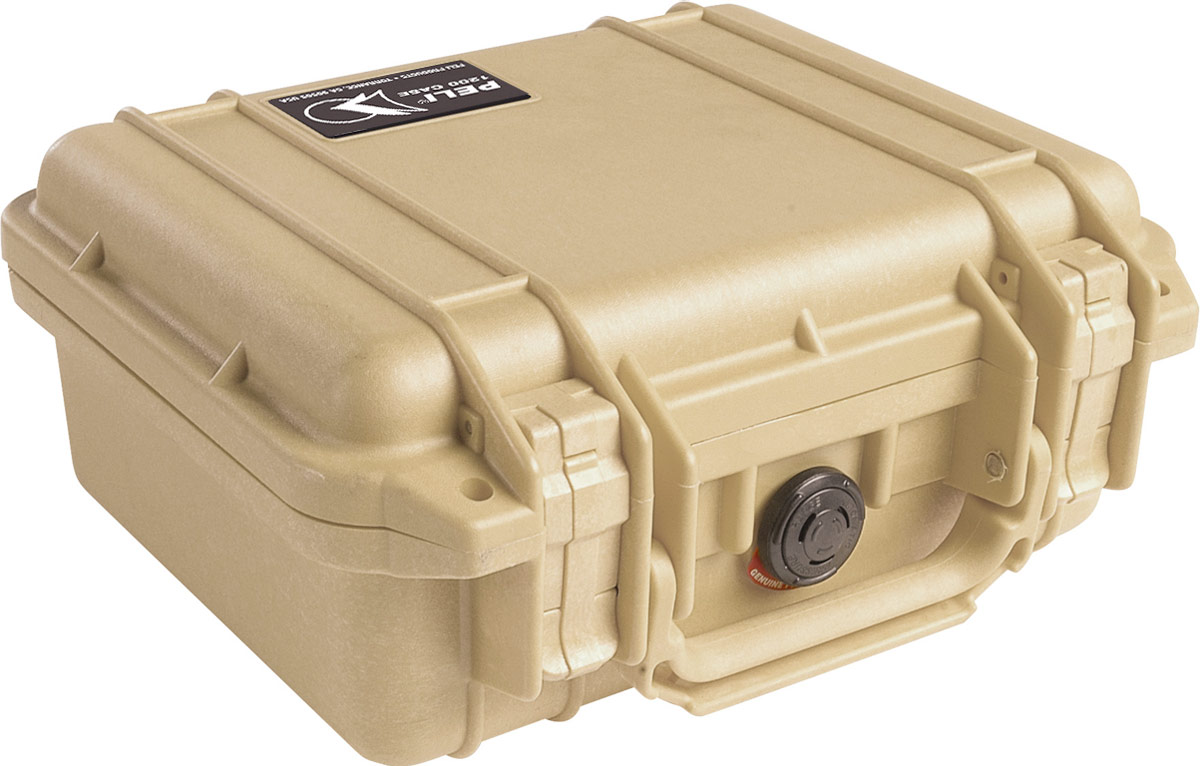 peli 1200 tan protection case