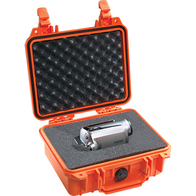 pelican 1200 orange camcorder case