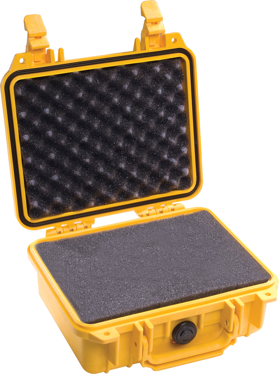 pelican 1200 yellow camera case