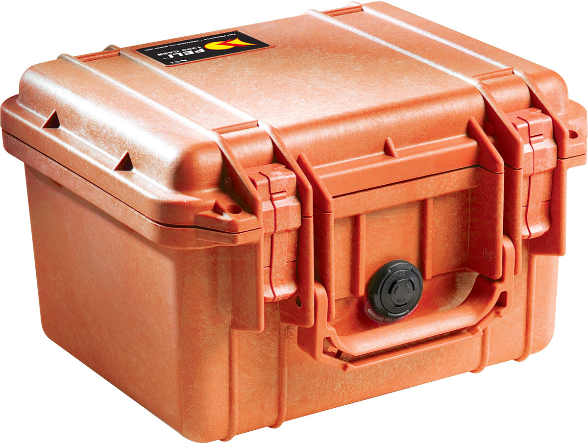 peli 1300 orange rugged case