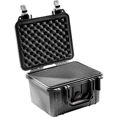 pelican 1300 black foam equipment case