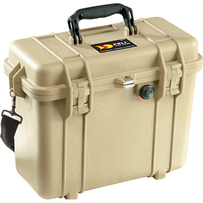 peli 1430 desert tan top loader case