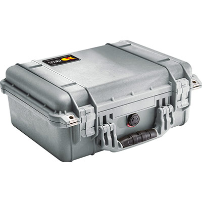 peli 1450eu silver camera protector case