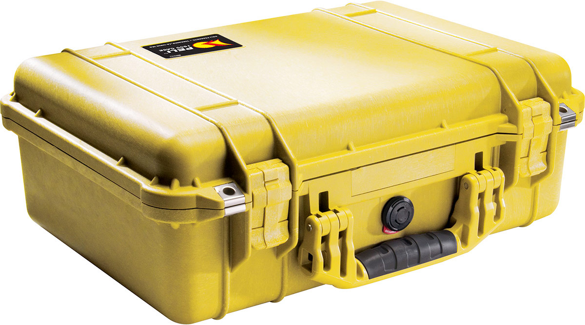 peli 1500eu yellow camera case