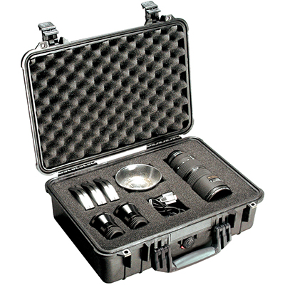 pelican 1500 watertight lens photographer case
