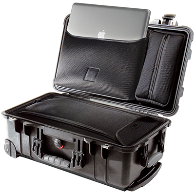 pelican 1510loc hard suitcase travel macbook case