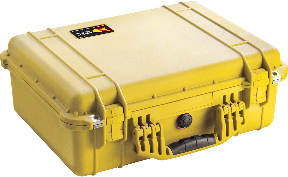 peli 1520eu yellow dustproof case