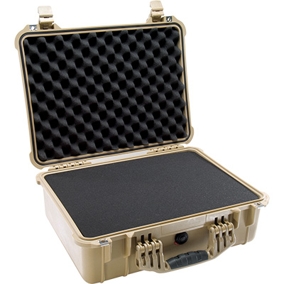 pelican 1520 tan foam photography case