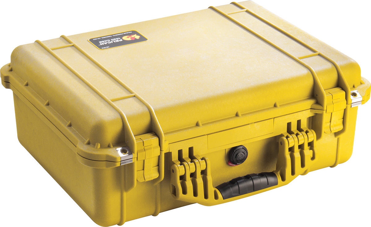 pelican 1520 yellow dustproof case