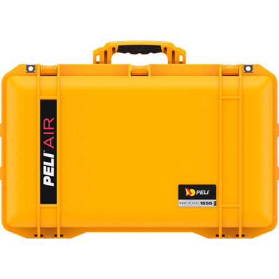 pelican 1555 air case yellow watertight cases