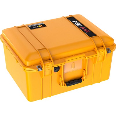 pelican 1557 hard drone camera case yellow