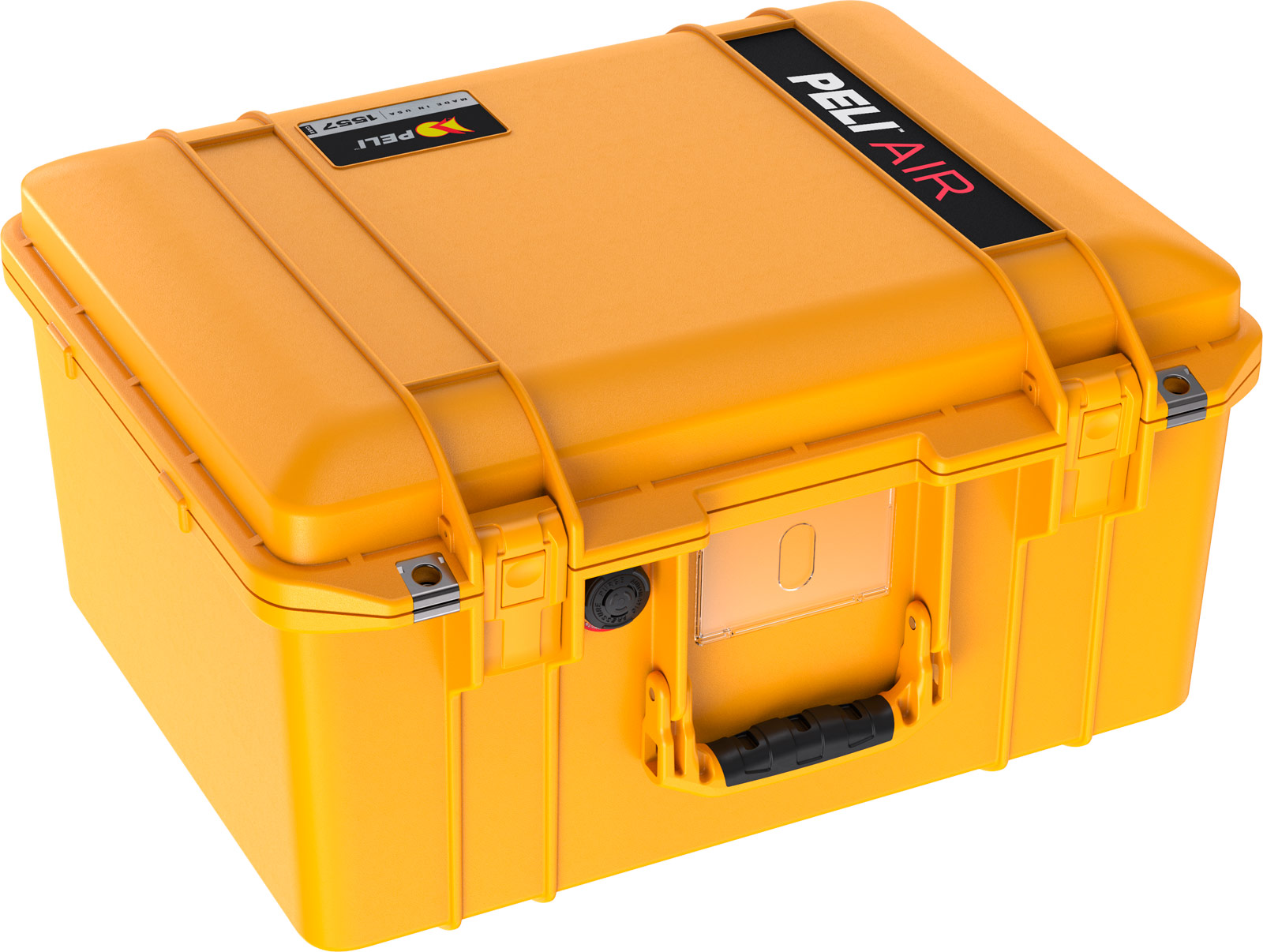 pelican 1557 hard drone camera case yellow