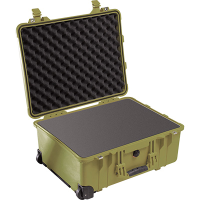 pelican 1560 green protector foam case