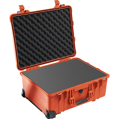 pelican 1560 orange foam camera case