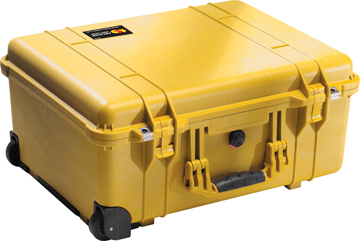 pelican 1560 yellow watertight case