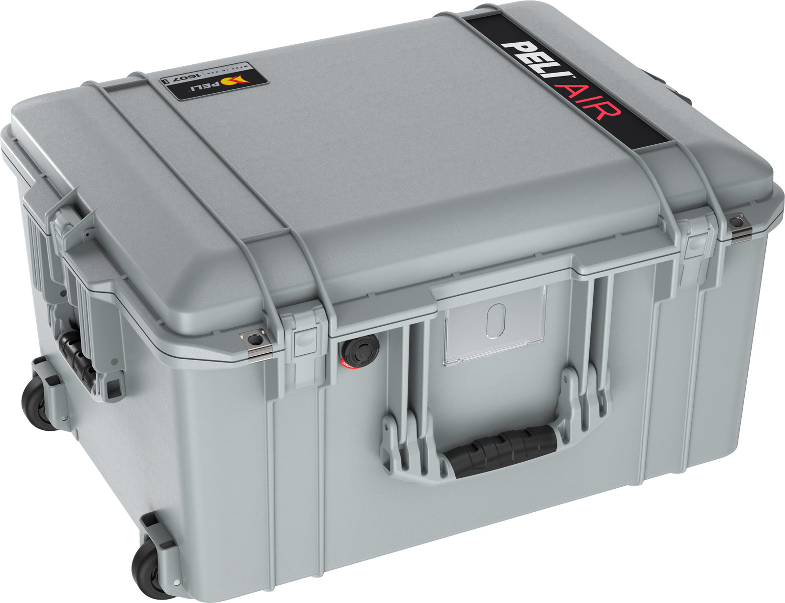 pelican 1607 air deep rolling case protection grey