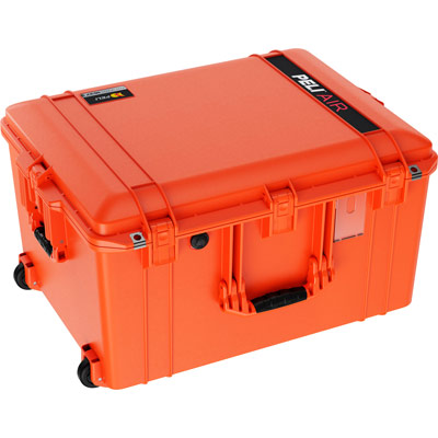 pelican 1637 air travel rolling large case orange