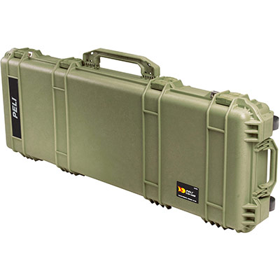 peli military green rifle ar15 card case
