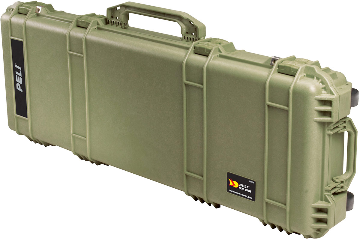 peli military green rifle ar15 card case