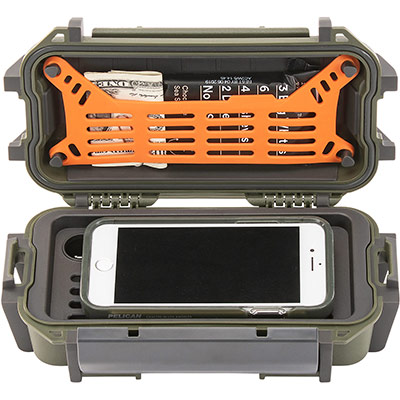 pelican r20 green phone money utility case