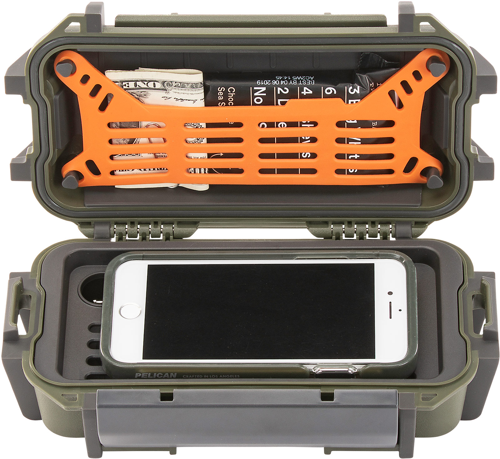 pelican r20 green phone money utility case