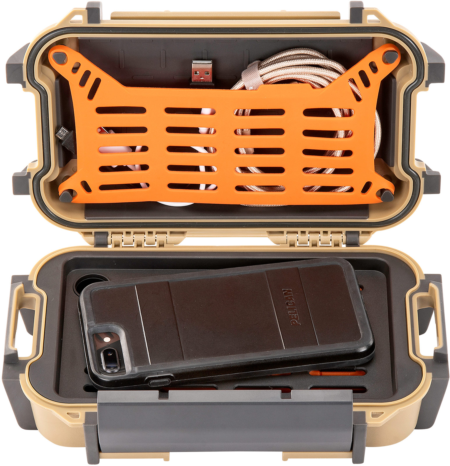 pelican r40 phone cable charger case