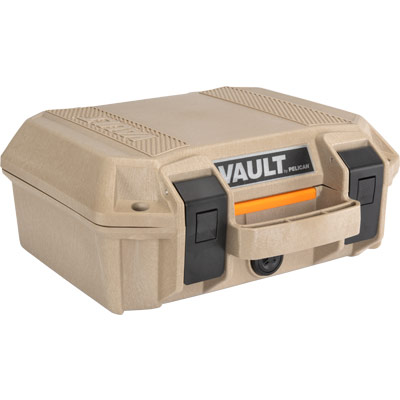 pelican vault v100 gun case tan pistol cases