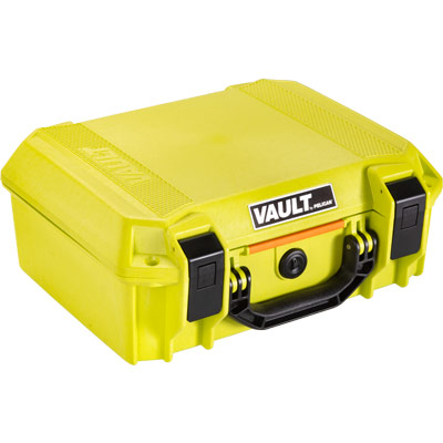 pelican bright green vault color case v200c