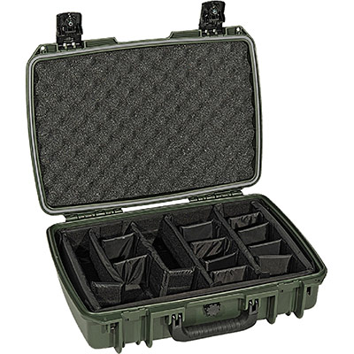 pelican im2370 green padded divider case